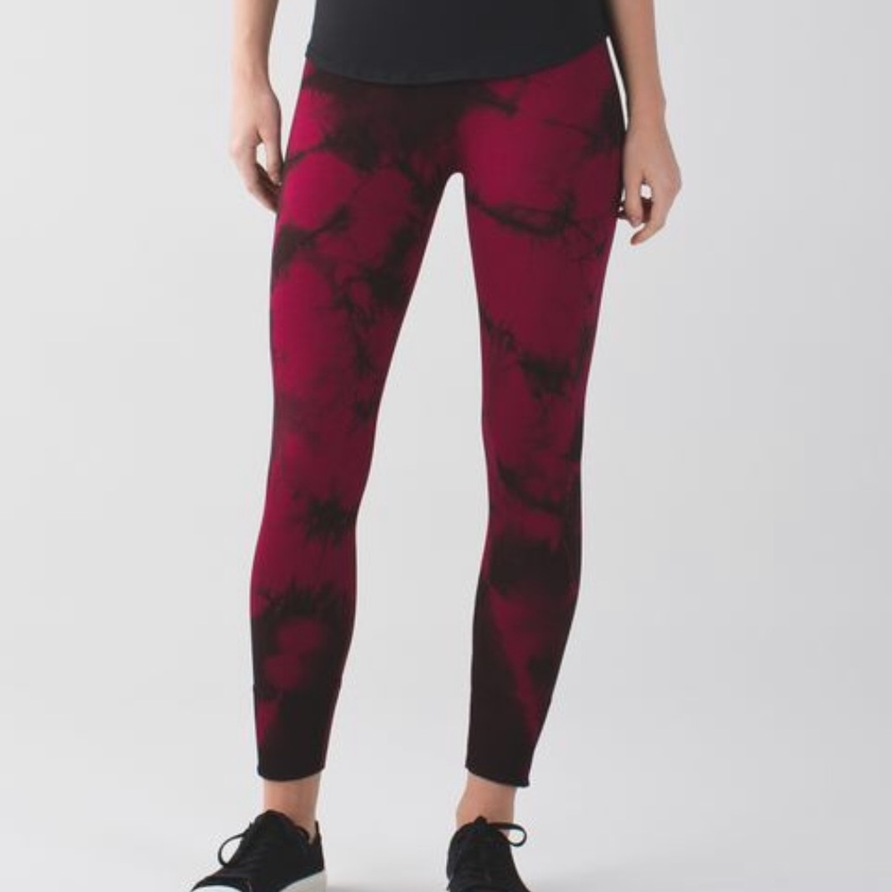 LULULEMON BORDEAUX DRAMA TIE DYE